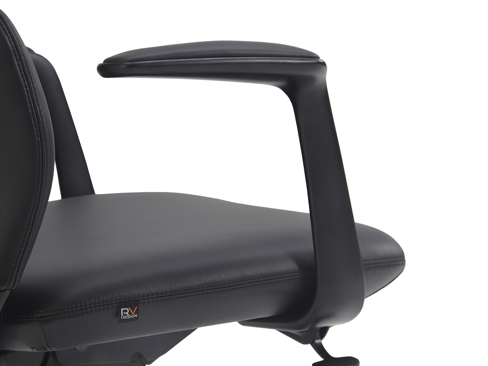 Изображение кресло rv design  venetto (fk013-a12) кожа черная